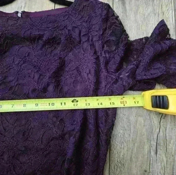 TAYLOR  A PEA IN THE POD maternity burgundy dress size small - Picture 15 of 16